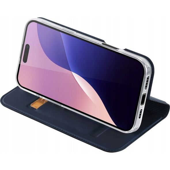 Dux Ducis Etui Dux Ducis Skin Pro na iPhone 16 Pro Max z klapką i miejscem na kartę - niebieskie 13921483 6934913004210