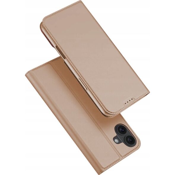 Dux Ducis Etui Dux Ducis Skin Pro na iPhone 16 z klapką i miejscem na kartę - różowe 13921484 6934913004135