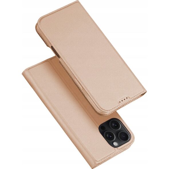Dux Ducis Etui Dux Ducis Skin Pro na iPhone 16 Pro Max z klapką i miejscem na kartę - różowe 13921485 6934913004227