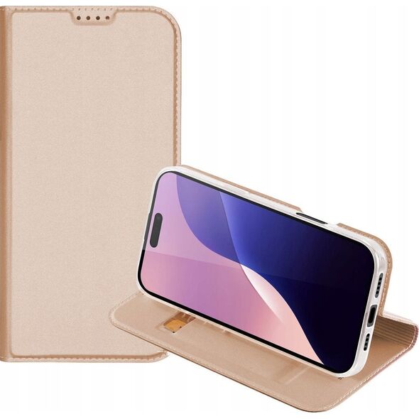 Dux Ducis Etui Dux Ducis Skin Pro na iPhone 16 Pro Max z klapką i miejscem na kartę - różowe 13921485 6934913004227