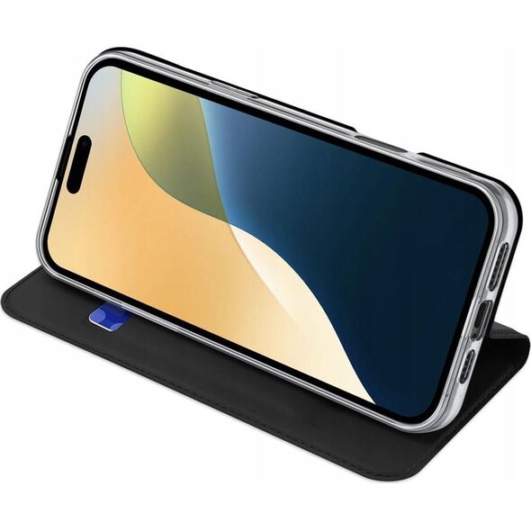 Dux Ducis Etui Dux Ducis Skin Pro na iPhone 16 Plus z klapką i miejscem na kartę - czarne 13921486 6934913004159
