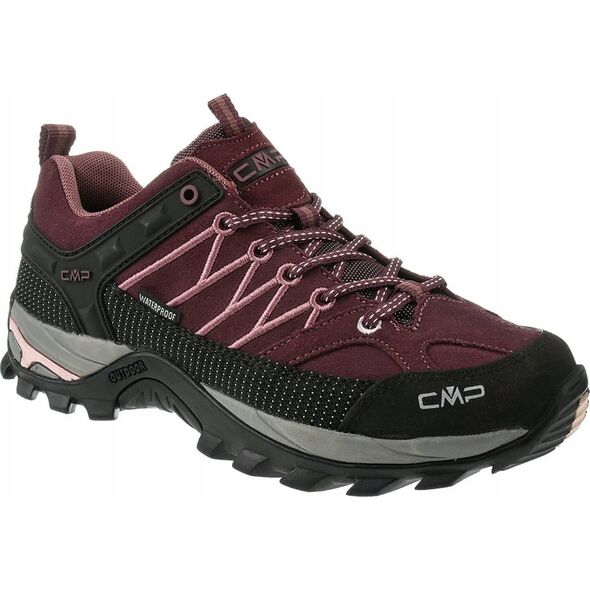 Buty trekkingowe damskie CMP CMP Rigel Low WP 3Q13246-H910 Bordowe 38 13926815 8059342407987