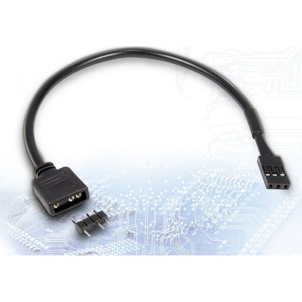 Inter-Tech - RGB LED-adapter - 3 pin R 13929636 4260455646727