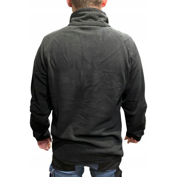 Bluza polarowa GTV Hoegert HT5K374-2XL EDER z zamkiem 3/4 czarna 2XL 13929804 5902801204333