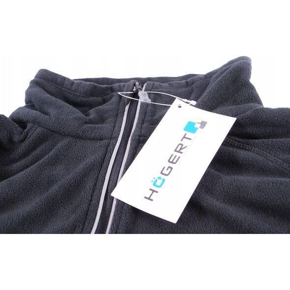 Bluza polarowa GTV Hoegert HT5K374-2XL EDER z zamkiem 3/4 czarna 2XL 13929804 5902801204333
