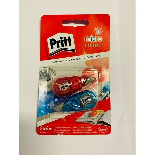 Pritt Pritt Korrektur Roller Micro, Breite 5 mm, Länge 6 m, 2 ST 13930888 4015000435253