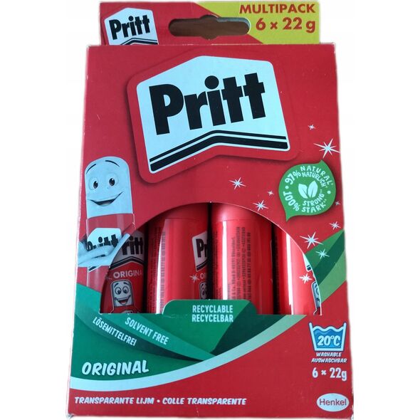 Pritt Pritt Klebestift Multipack 6 ST x 22g , 9H PS6BF 13931529 5410091268374