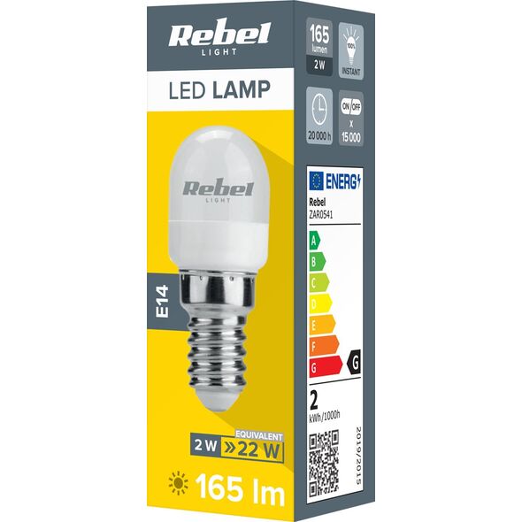 Dell Lampa Led do lodówki  Rebel 2W E14  , 6500K,230V 13931860 5901890074063
