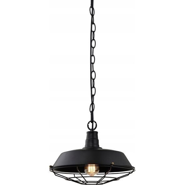 Lampa wisząca GTV GTVP Lars OS-LARS2-10-DEC lampa wisząca zwis 1x40W E27 czarna 13932057 5902801342295