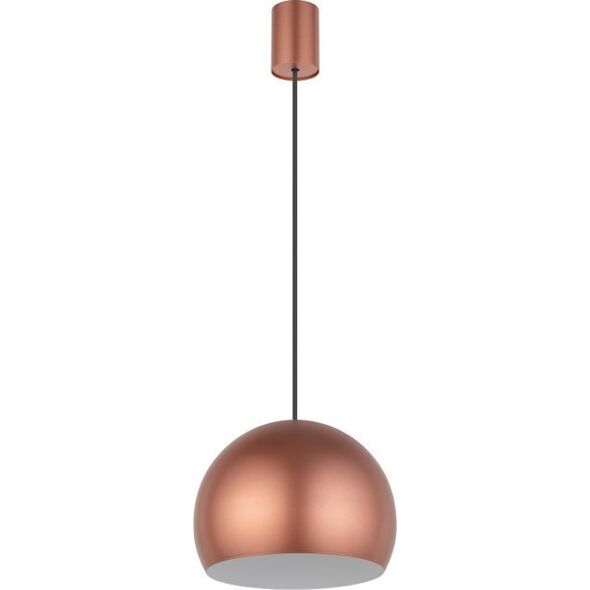 Lampa wisząca Nowodvorski Nowodvorski Candy 10294 lampa wisząca zwis 1x10W GU10 satynowa miedź/biała 13932127 5903139102940