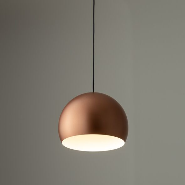 Lampa wisząca Nowodvorski Nowodvorski Candy 10294 lampa wisząca zwis 1x10W GU10 satynowa miedź/biała 13932127 5903139102940
