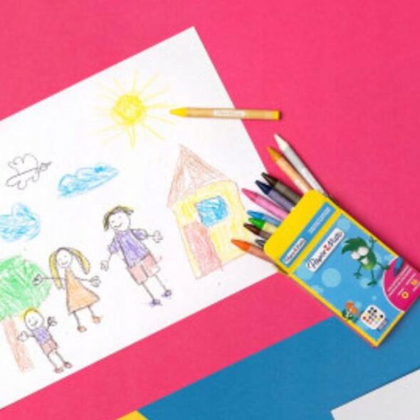 Paper Mate PAPER MATE Wachsmaler Kids Colouring Bunt 8er M Blister 13932211 3026981682735