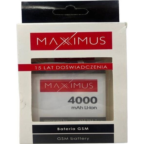 Bateria Xiaomi BAT MAXXIMUS XIAOMI REDMI 7 4000 mAh BN46 13932711 5901313085423