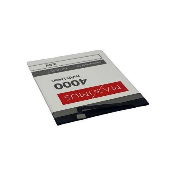 Bateria Maxximus BAT MAXXIMUS XIAOMI REDMI NOTE 7 4000 mAh, BN4A 13932713 5901313085430