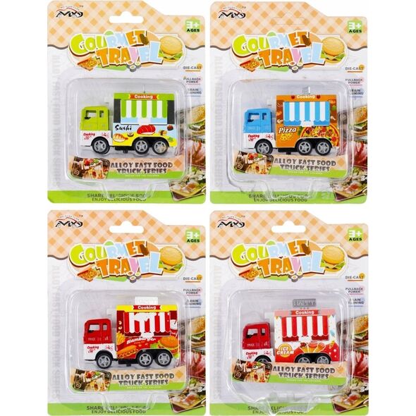 Mega Creative AUTO FOODTRUCK MET P/B 14X18X5 MIX4 MC 168/336 13933627 5904335856613