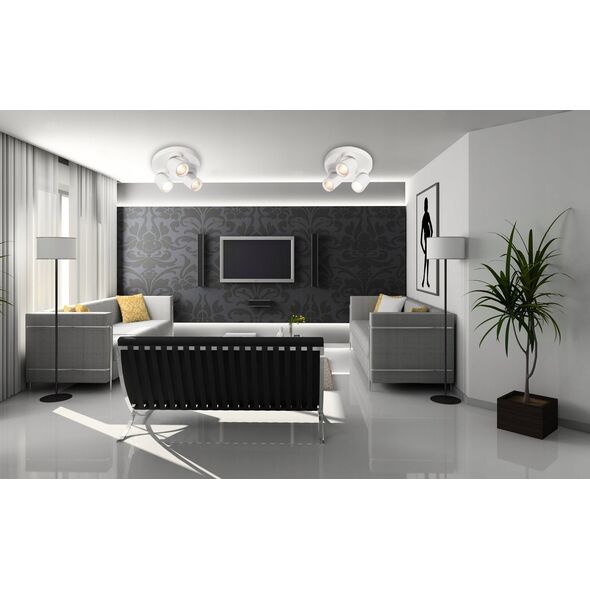 Lampa sufitowa LVT LVT Timo 1676 listwa plafon lampa sufitowa 3x35W GU10 czarny 13936951 5904703004172