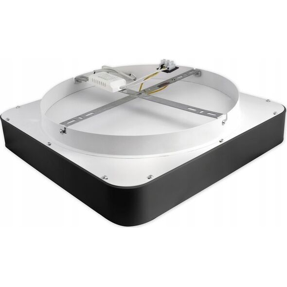 Lampa sufitowa LVT LVT Galaxis Aries 4570 plafon lampa sufitowa z pilotem 1x54W LED 3000-6500K CCT ściemnialny czarny/biały 13936963 5908263385955