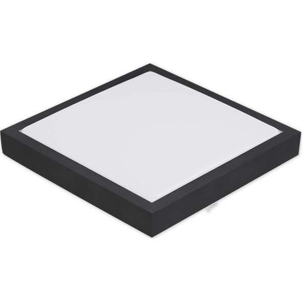 Lampa sufitowa LVT LVT Solen 4344 plafon lampa sufitowa 1x18W LED 4000K 1260lm czarny/biały 13936965 5908263384798