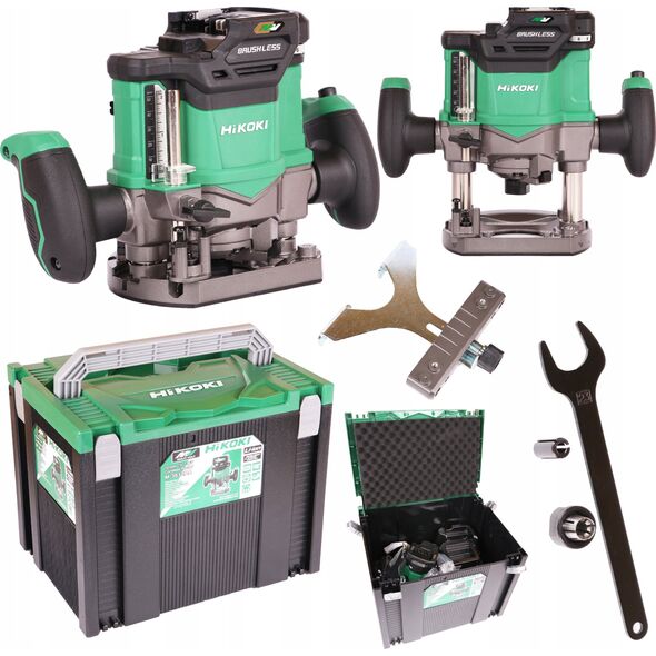 Frezarka Hikoki HIKOKI.UPPER MILLING MACHINE 36V M3612DAW2Z BL MULTIVOLT HITSYSTEM 6-8mm 13937771 4966376335978