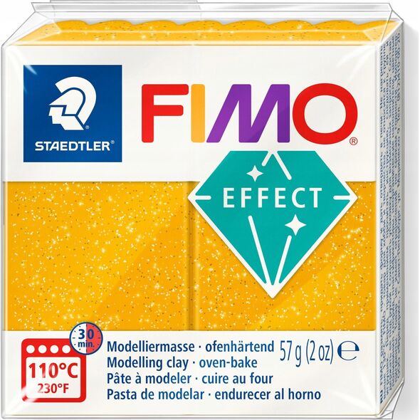 Fimo FIMO Mod.masse Effect 57g  gold glitter retail 13937797 4007817096277