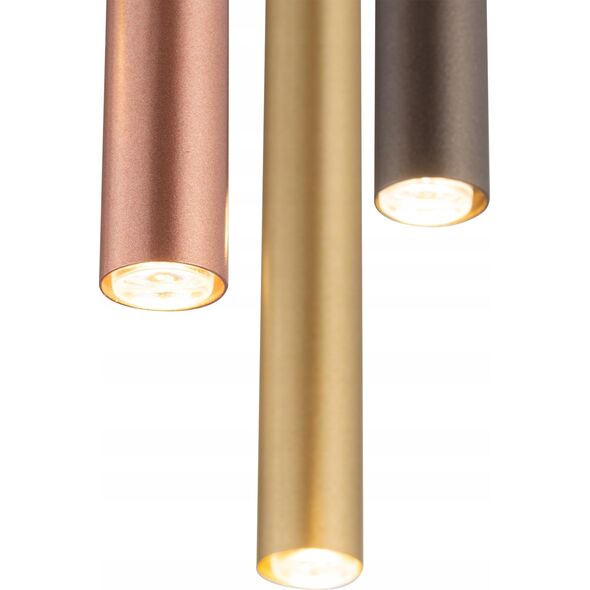 Lampa wisząca Nowodvorski Nowodvorski Laser VII 10704 lampa wisząca zwis 7x10W G9 multikolor/czarna 13938892 5903139107044