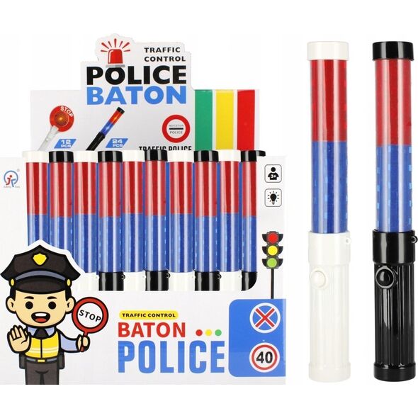Mega Creative LIZAK POLIC B/O PALKA 22CM MIX2MC DISP24/192/384 13940124 5905523623369