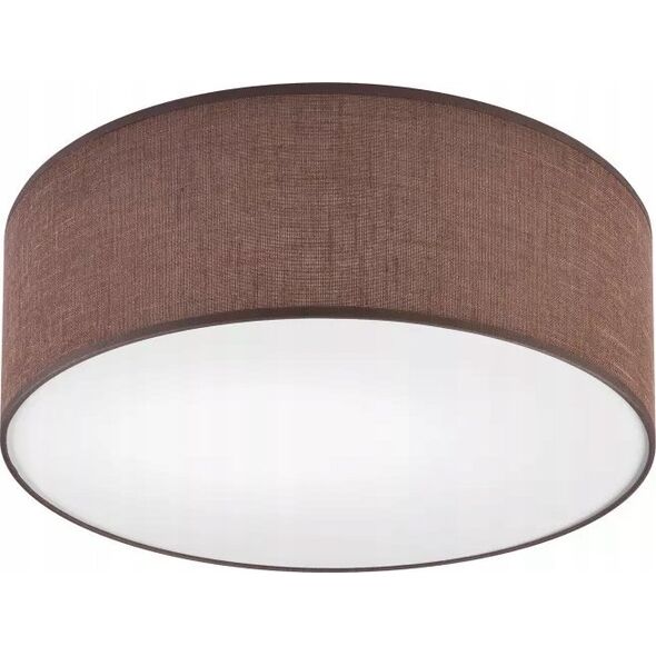 Lampa sufitowa Lamkur Lamkur Vivian 48420 plafon lampa sufitowa koło 1x60W E27 brązowy/biały 13940472 5907687448420