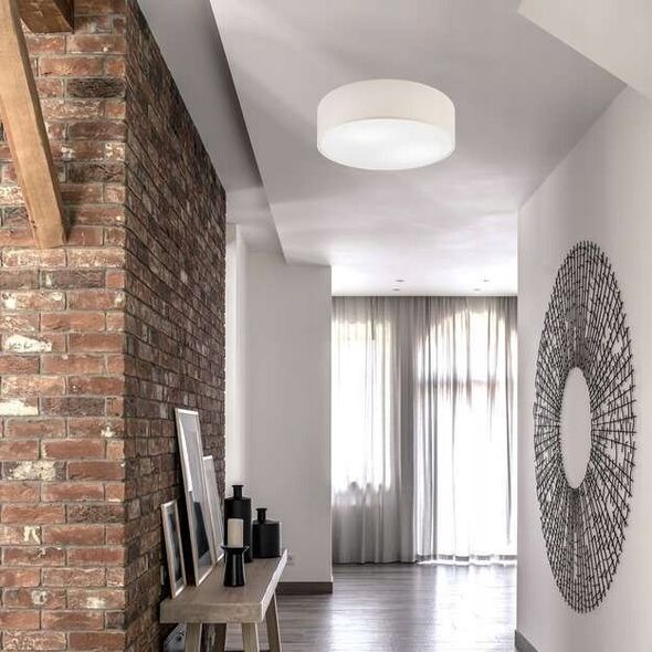 Lampa sufitowa Lamkur Lamkur Vivian 48529 plafon lampa sufitowa boho koło 2x60W E27 kremowy/biały 13940473 5907687448529