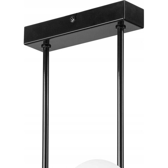 Lampa wisząca Lamkur Lamkur Astro 45061 lampa wisząca zwis modernistyczna ball kule szklane klosze 4x5W G9 biała/czarna 13940630 5907687445061