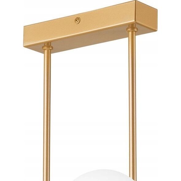 Lampa wisząca Lamkur Lamkur Astro 45092 lampa wisząca zwis modernistyczna ball kule szklane klosze 4x5W G9 biała/złota 13940631 5907687445092
