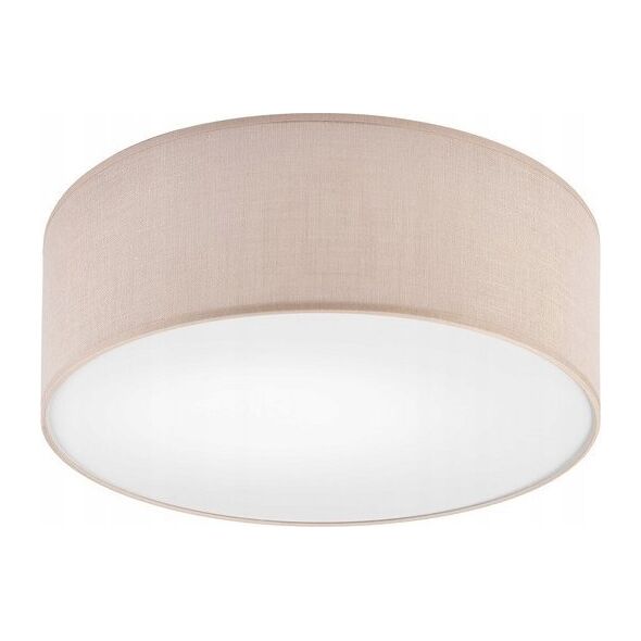 Lampa sufitowa Lamkur Lamkur Chester 48048 plafon lampa sufitowa koło 2x60W E27 beżowy/biały 13940634 5907687448048