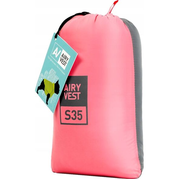 DOGGY S 35 KURTKA AIRYVEST DWUSTRONNA CORAL + SZARY 13940776 5902414551497