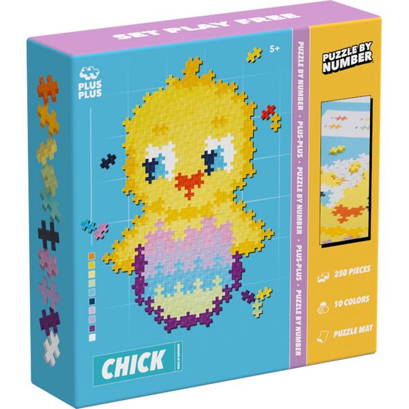Plus Plus Plus-Plus Puzzle By Number - Kurczak 250el 13941756 5710409108850