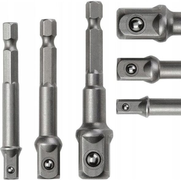Silver SILVER KOMPLET ADAPTERÓW / UCHWYTÓW DO NASADEK 3szt. 1/2-3/8-1/4" 13942937 5907589360950