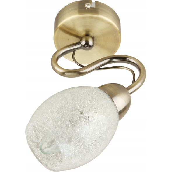 Kinkiet Krislamp Krislamp Sani Kr 319-1W kinkiet lampa ścienna 1X40W E14 satynowy 13943051 5907582568049