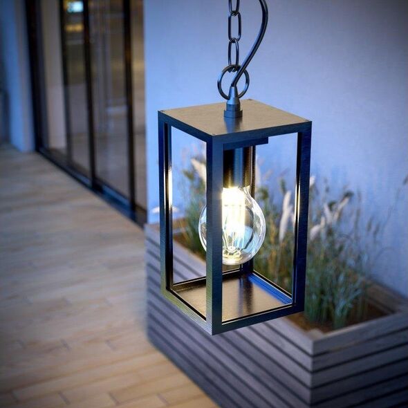 GTV GTV Ventana-H OS-VENTANAH-00 lampa zewnętrzna stojąca 1x20W E27 czarny 13943099 5902801225055