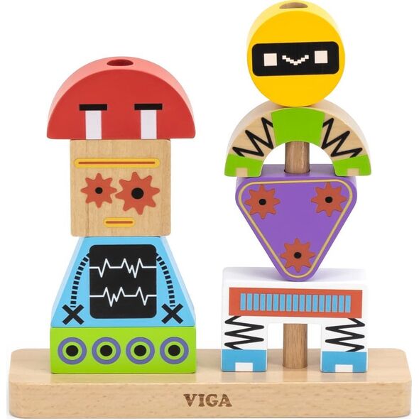 Viga Viga 44652 Klocki do ukladania - Roboty 13944869 6971608446528