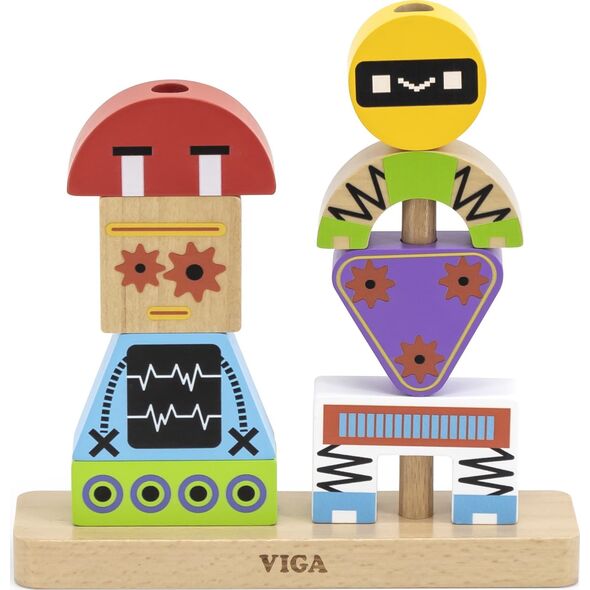 Viga Viga 44652 Klocki do ukladania - Roboty 13944869 6971608446528