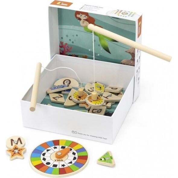 Viga Toys Gra Zestaw Magnetyczny Do Łowienia Rybek  Lumarko! 13948300 6971608446733