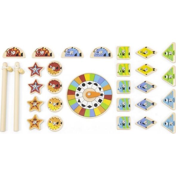 Viga Toys Gra Zestaw Magnetyczny Do Łowienia Rybek  Lumarko! 13948300 6971608446733