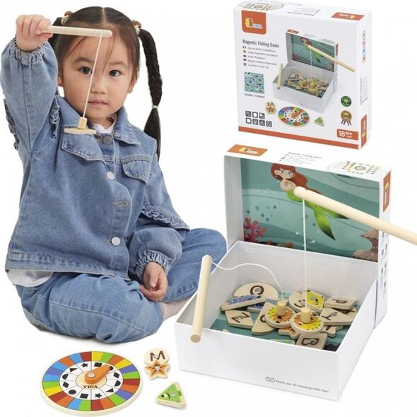 Viga Toys Gra Zestaw Magnetyczny Do Łowienia Rybek  Lumarko! 13948300 6971608446733