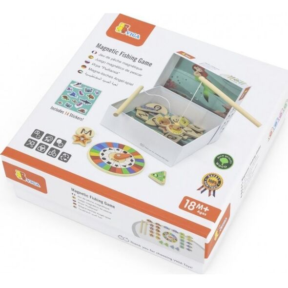 Viga Toys Gra Zestaw Magnetyczny Do Łowienia Rybek  Lumarko! 13948300 6971608446733