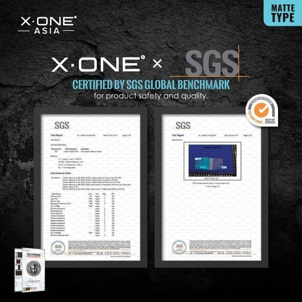 X-One Protektor LCD X-ONE Extreme Shock Eliminator 4th gen. Matowe - do iPhone 13 Pro Max/14 Plus 13950335 5903396208003