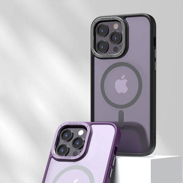 X-One Futerał X-ONE Dropguard Magnetic Case Air (kompatybilny z MagSafe) - do Apple iPhone 15 Plus czarny 13950399 5903396215445