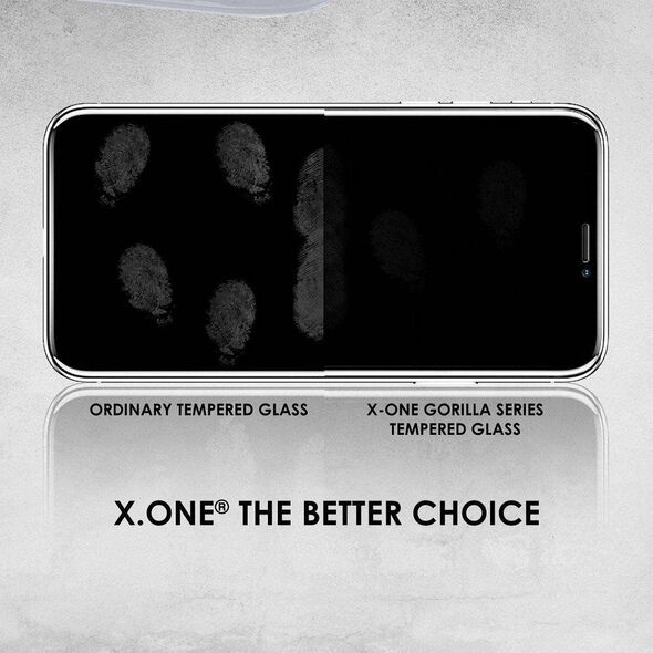 X-One Szkło hartowane X-ONE Full Cover Extra Strong Matowe - do iPhone 13 Pro Max/14 Plus (full glue) czarny 13950404 5903396200663