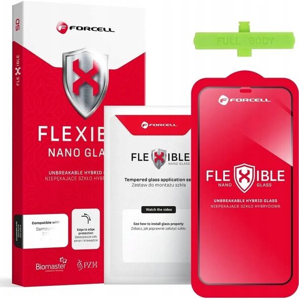 ForCell Forcell Flexible 5D - szkło hybrydowe do iPhone Xs Max/11 Pro Max czarny 13950456 5903396158070