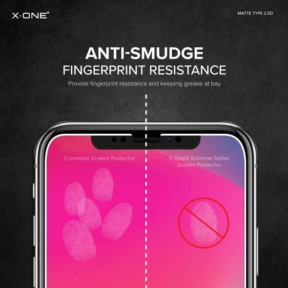 X-One Szkło hartowane X-ONE Full Cover Extra Strong Crystal Clear - do iPhone 13/13 Pro/14 (full glue) czarny 13950518 5903396124280