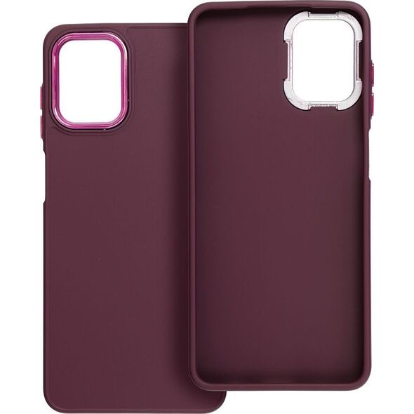 4kom.pl Futerał FRAME do SAMSUNG A12 / M12 fioletowy 13950522 5903396196140
