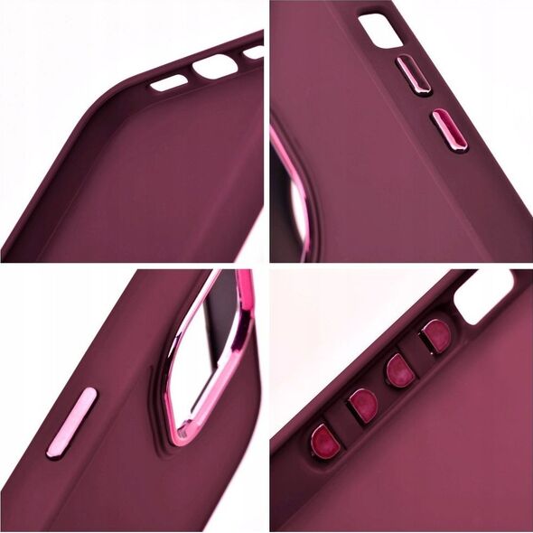4kom.pl Futerał FRAME do SAMSUNG A12 / M12 fioletowy 13950522 5903396196140