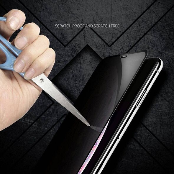 X-One Szkło hartowane X-ONE Full Cover Extra Strong Privacy - do iPhone 14 Pro (full glue) czarny 13950558 5903396163685